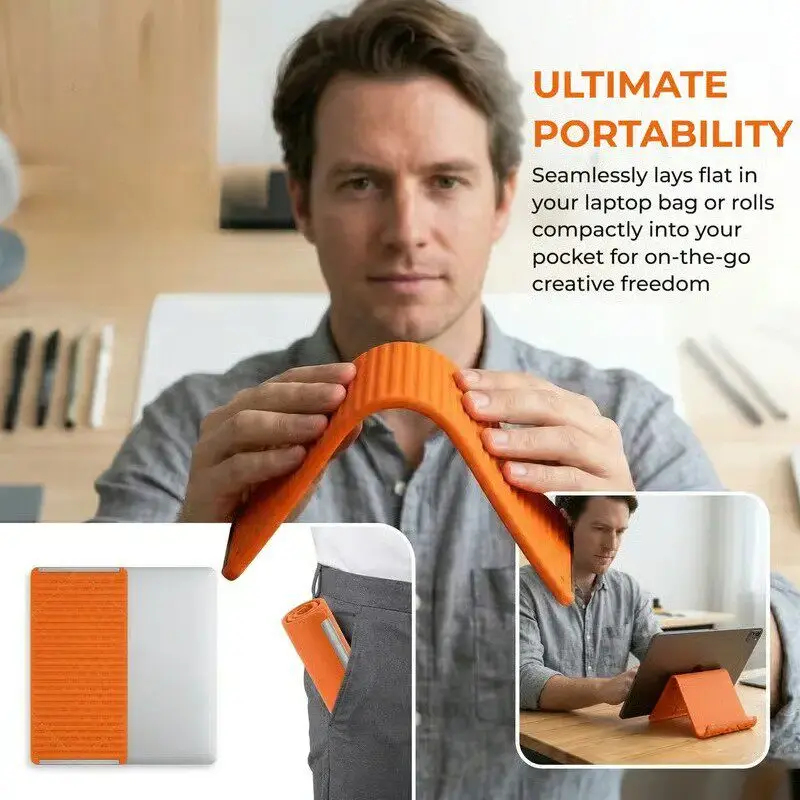 Tablet Accessories Gifts - Siliconen opvouwbare telefoonstandaard Tablets Laptops DIY-displaystandaard