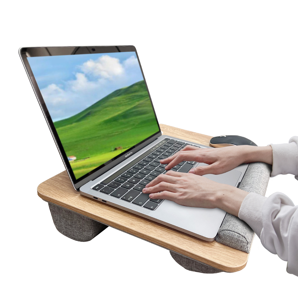 Tablet Lap Desk - Mumucc houten hangbed studeertafel, draagbaar 15-inch