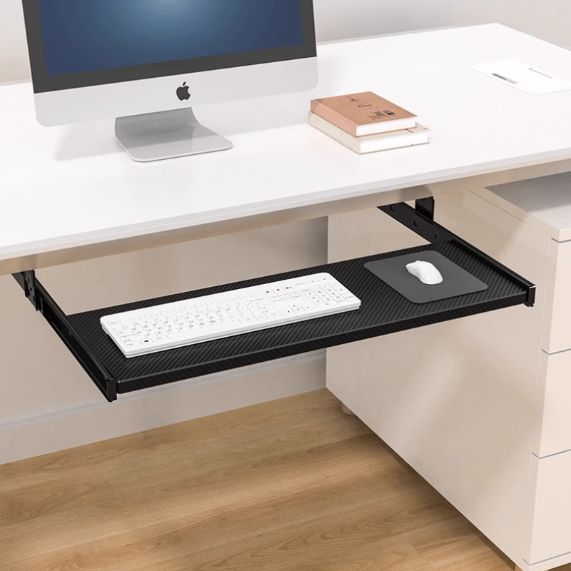 Tablet Lap Desk - Onderbureaublad met toetsenbordlade, schuifrail, lade met