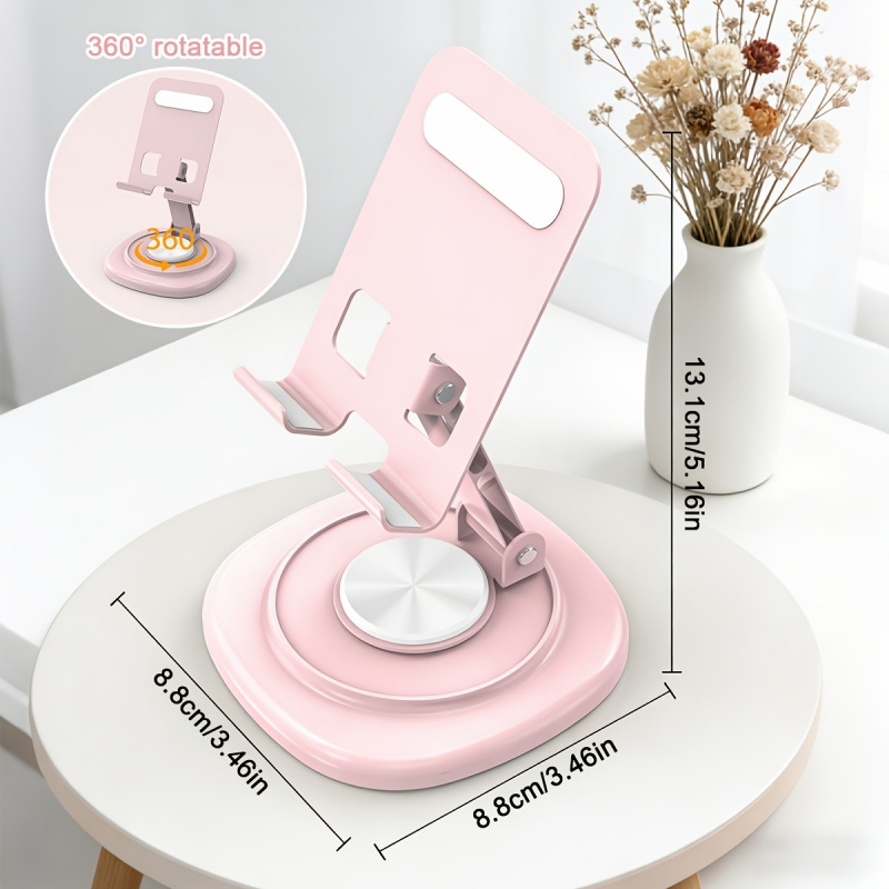 Tablet Stand Accessories - Macaron Desktop Metalen Draaibare Telefoonstandaard Tablet