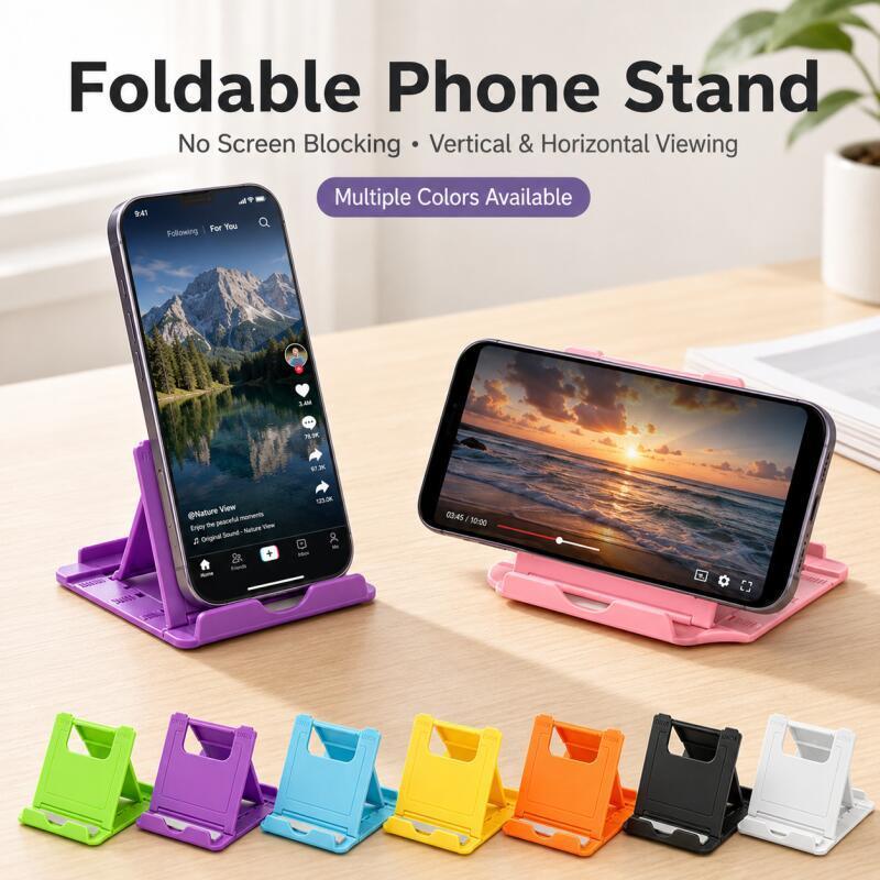 Useful Tablet Accessories - Opvouwbare telefoonstandaard, verstelbare draagbare bureauhouder voor