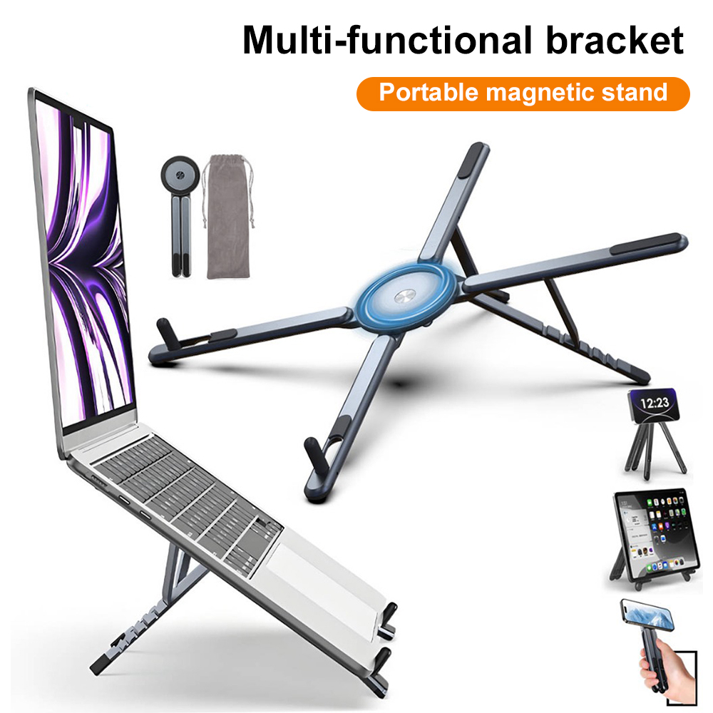 Useful Tablet Accessories - Draagbare magnetische telefoonhouder & selfie stick