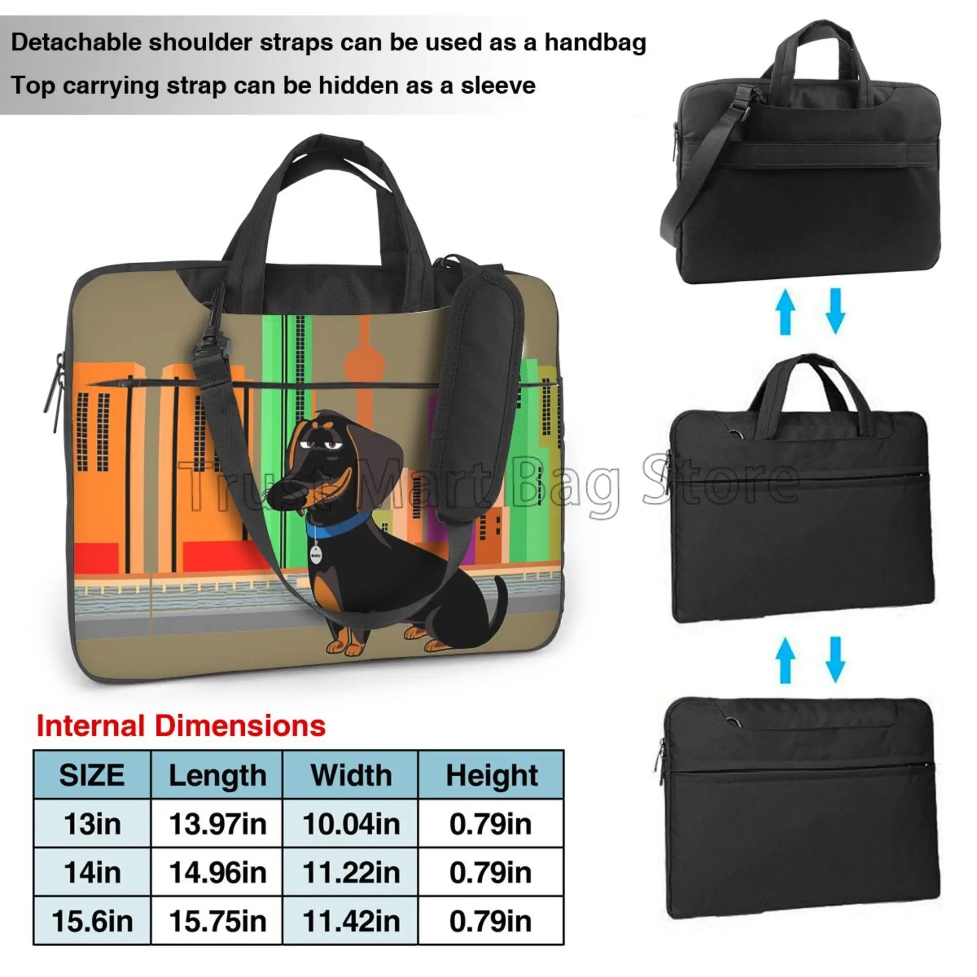 Schattige Teckelprint Laptop D - Boox Tablet Accessories recensie en prijs