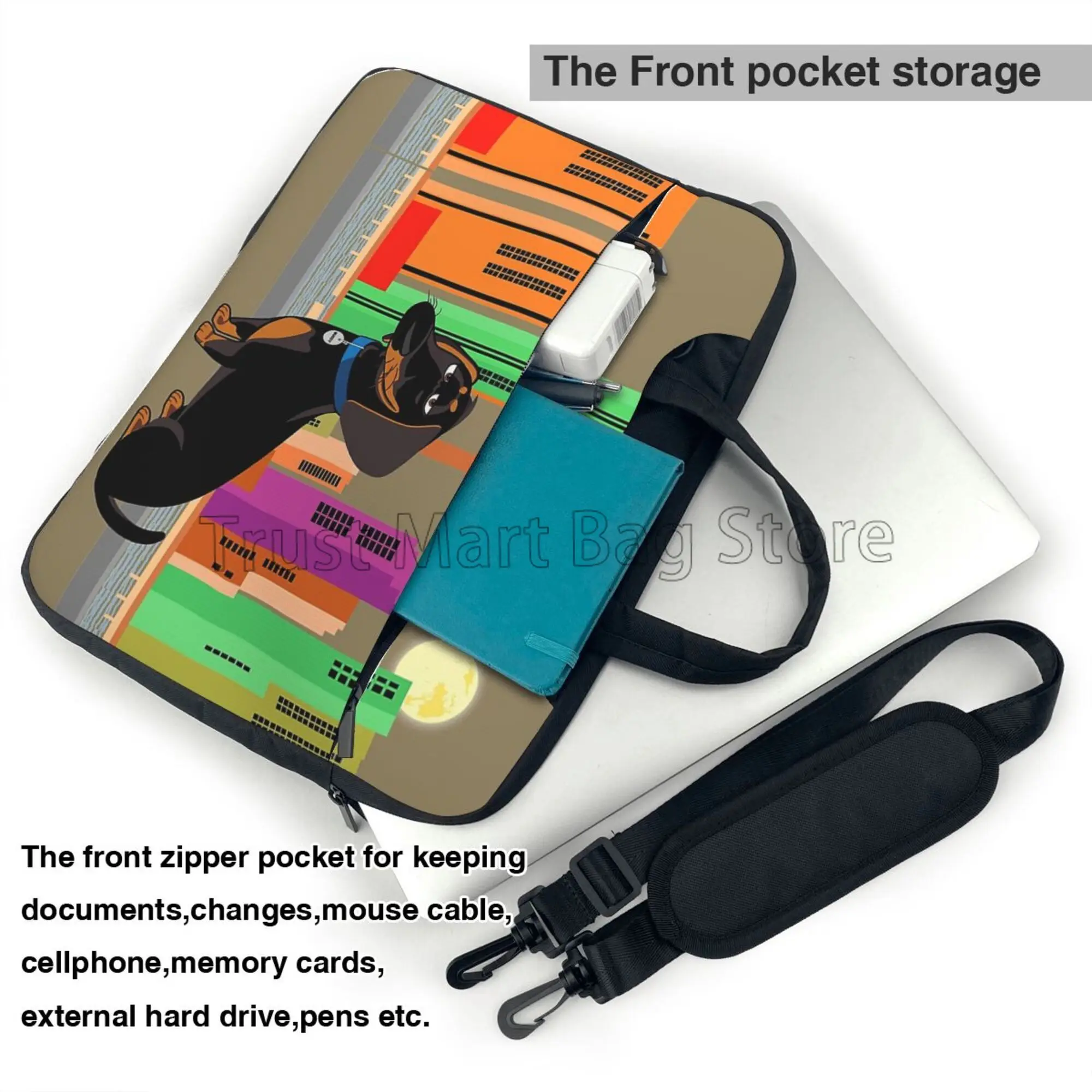 Schattige Teckelprint Laptop D - Boox Tablet Accessories recensie en prijs