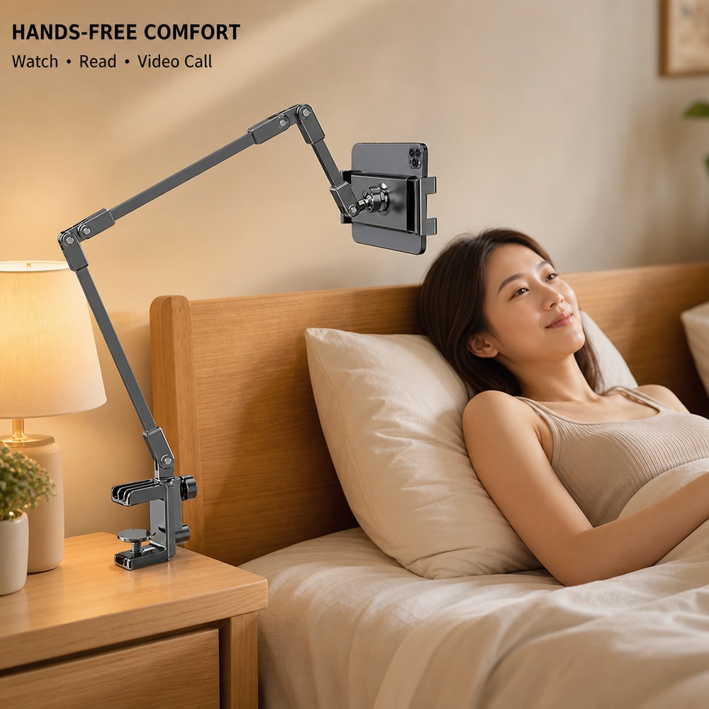 Verstelbare bedtelefoonhouders - Useful Tablet Accessories recensie en prijs