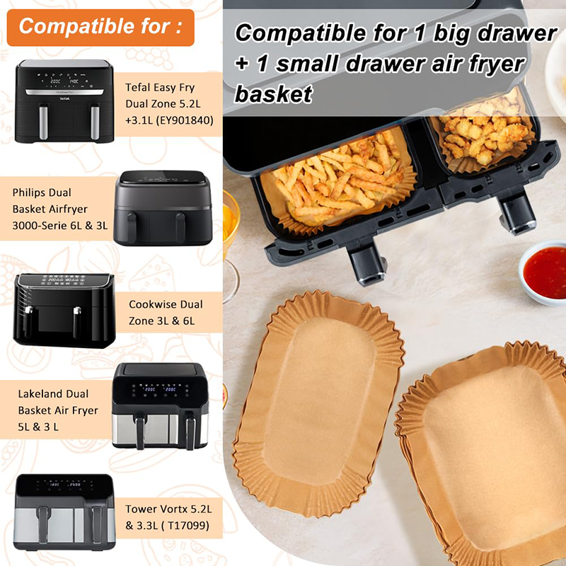 Rechthoek Air Friteuse Papiere - Hotwav Tablet Accessories recensie en prijs