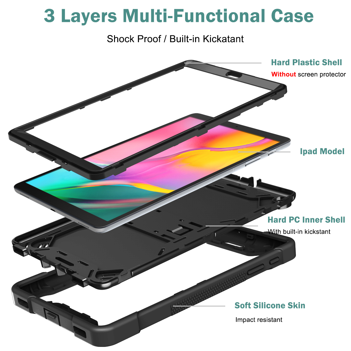 Heavy Duty Stand Case voor Sam - Samsung Tablet With Accessories recensie en prijs