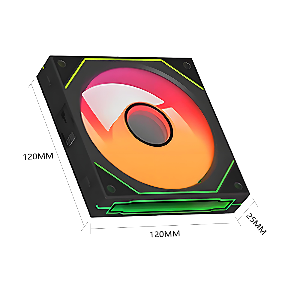 PC Case Fan 120mm ARGB Spiegel - Tablet Accessories Aesthetic recensie en prijs